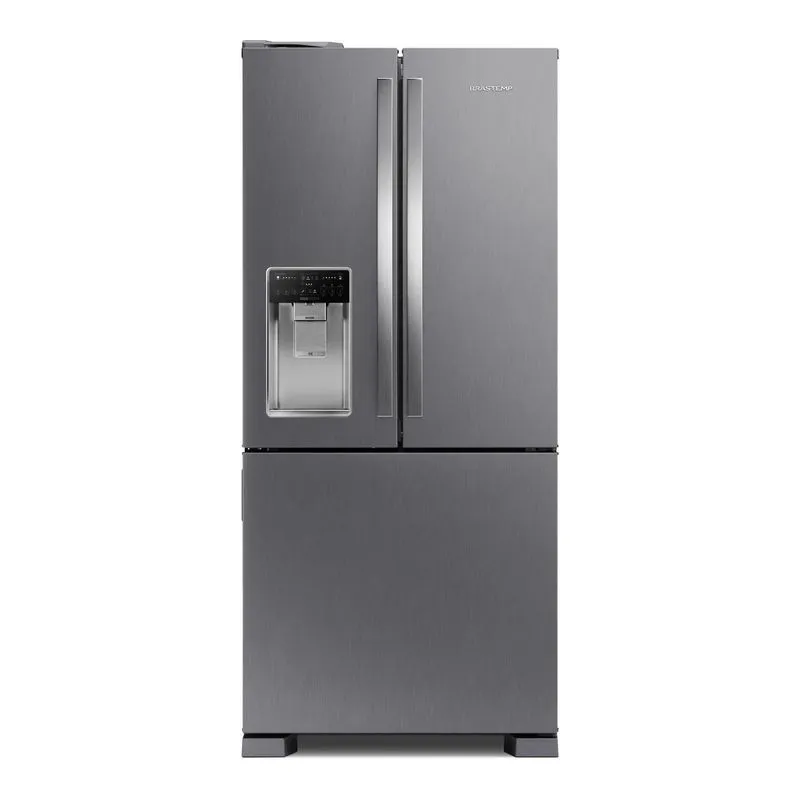 Geladeira Frost Free Brastemp French Door 515 Litros Inox com Água e Gelo na Porta - BRH85AK - 1