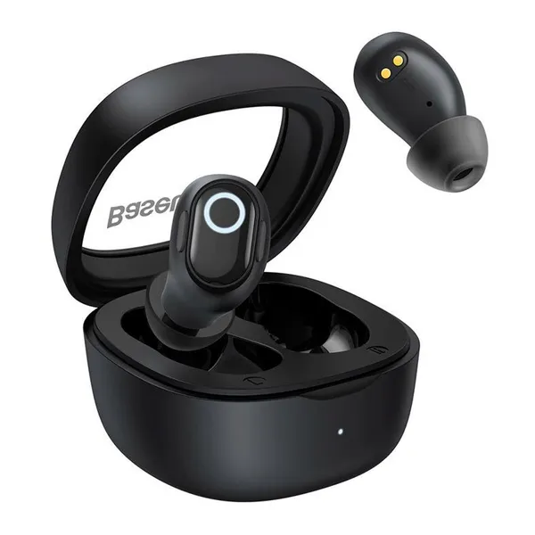 Fone de Ouvido Baseus Bowie WM02, Bluetooth, Preto