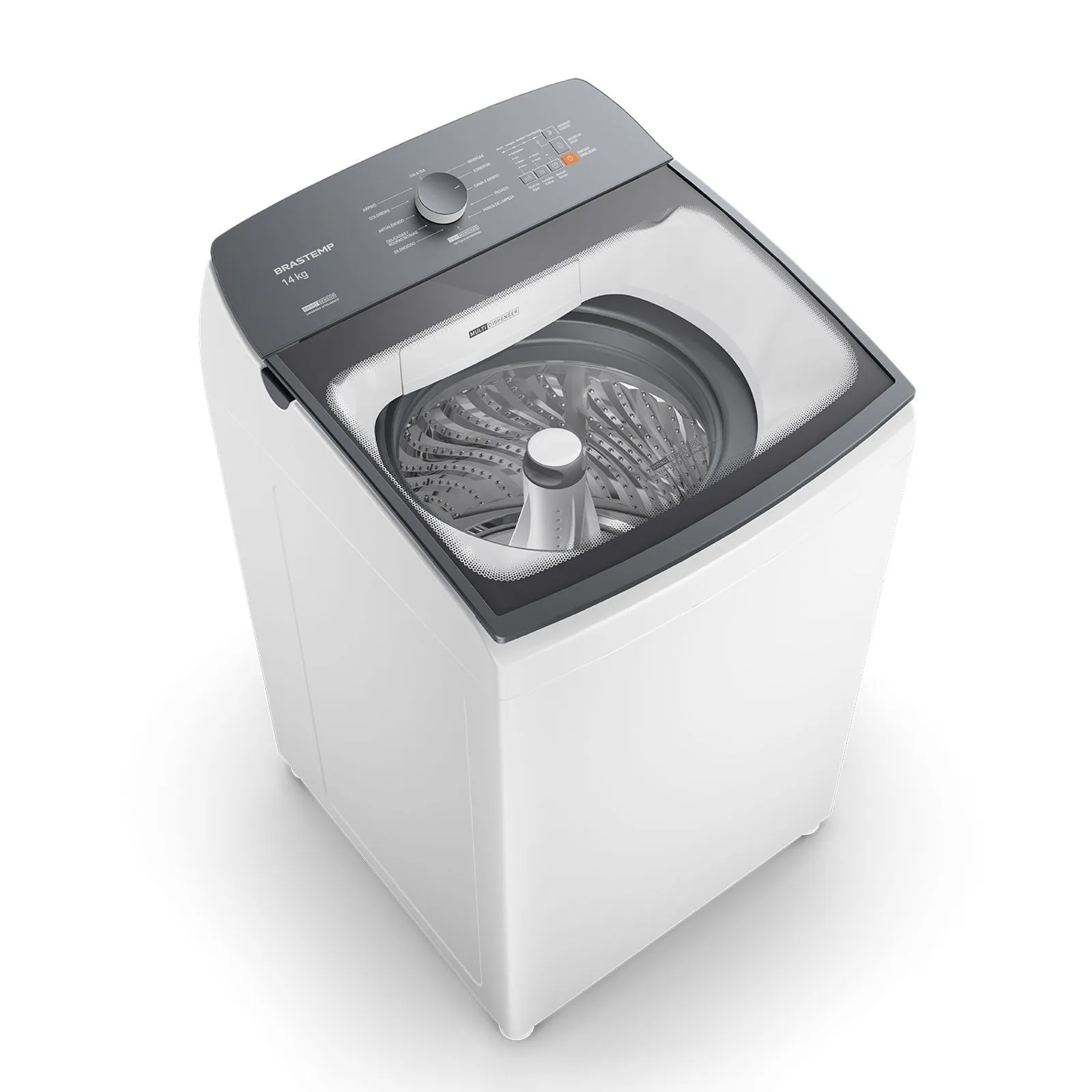 Máquina de Lavar Branca 14kg Brastemp com Smart Sensor e Reduzir Tempo - BWJ14AB - 2