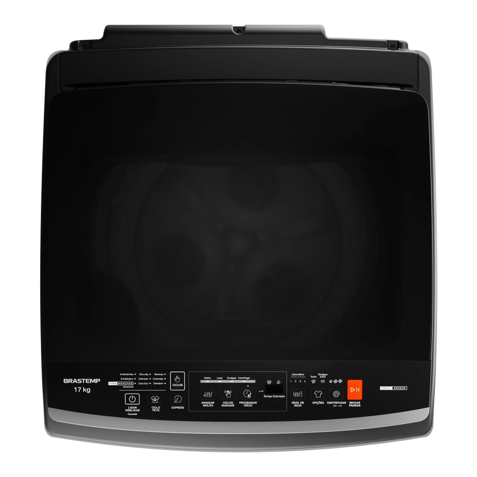 Máquina de Lavar Brastemp 17Kg Cinza Platinum com Design Infinity e Soft Close - BW17LTA - 3