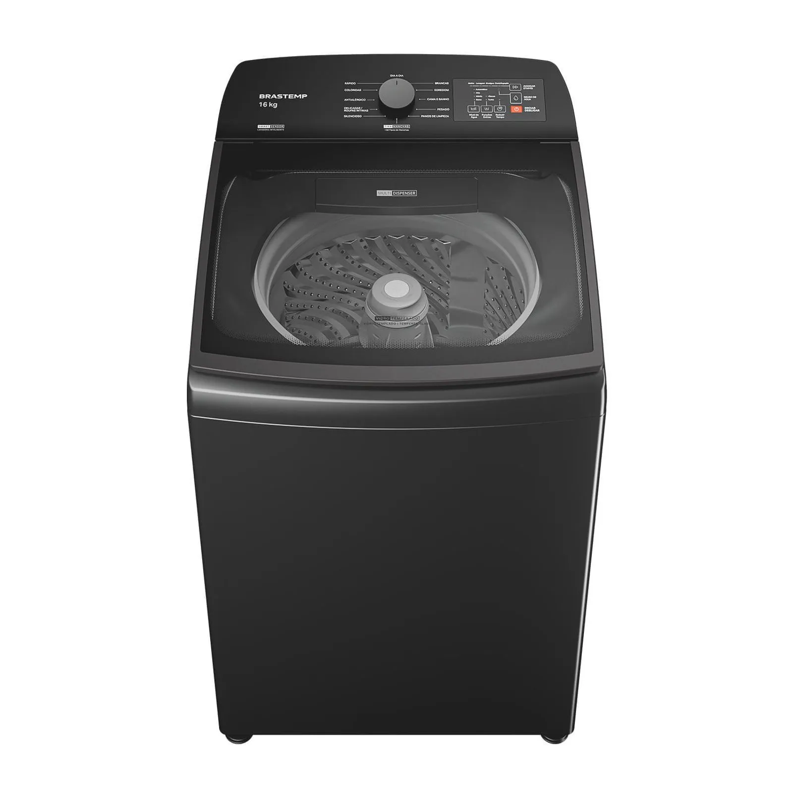 Máquina de Lavar Brastemp 16Kg Cinza Platinum com Ciclo Tira Manchas Advanced e Smart Sensor - BWF16A9 - 1