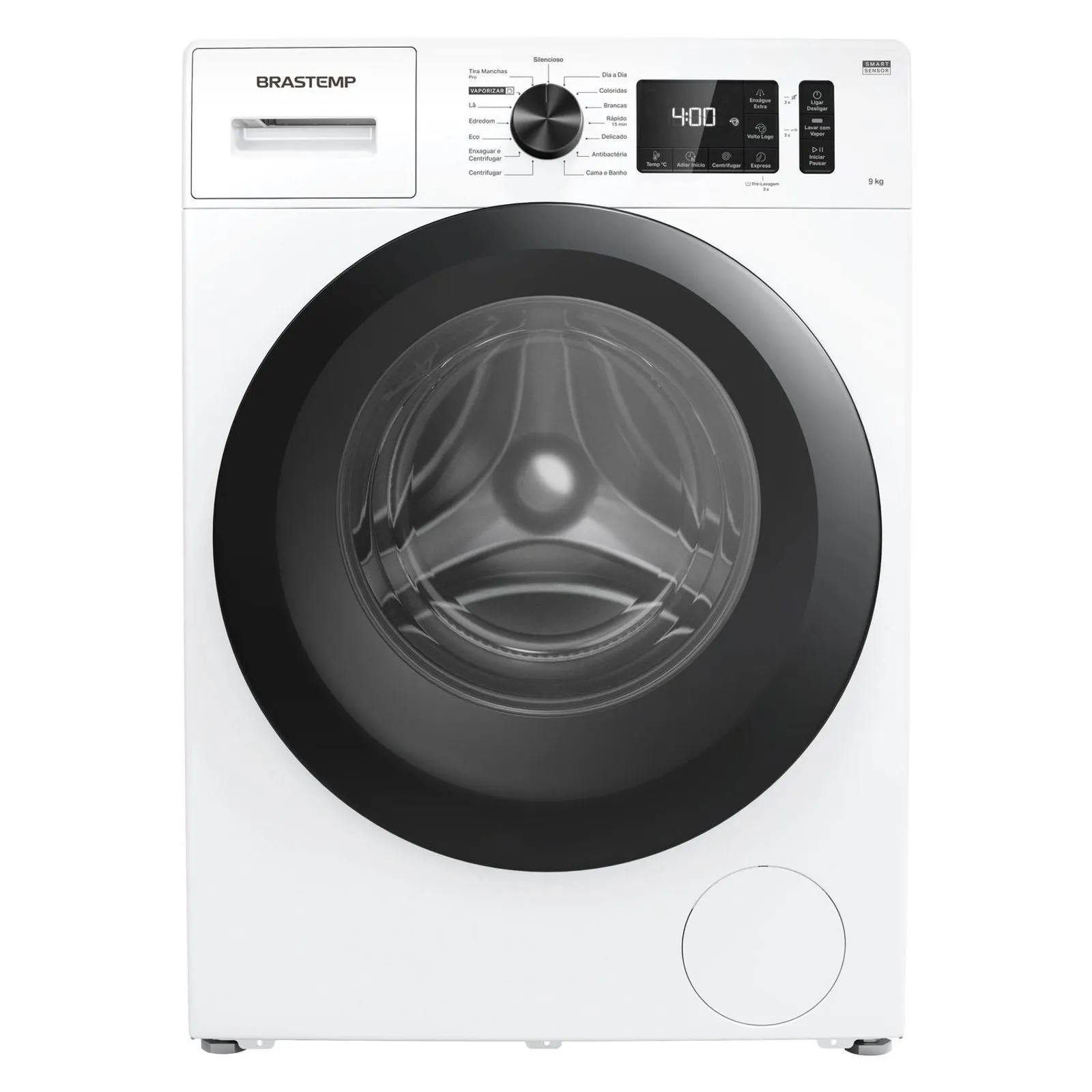 Lavadora de Roupas Brastemp 9kg branca com Smart Sensor, Tira Manchas Pro e Motor Inverter - BNF09AB - 1