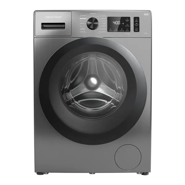 Lavadora de Roupas Brastemp 10Kg Titanium com Smart Sensor, Tira Manchas Pro e Motor Inverter - BNF10AS