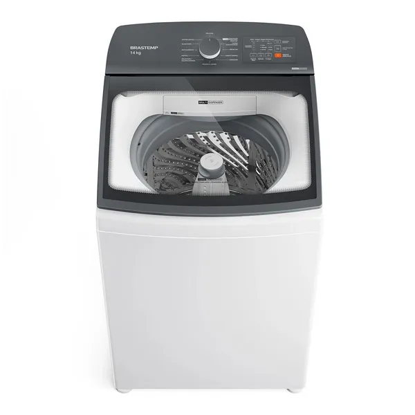 Máquina de Lavar Brastemp 14Kg Branca com Ciclo Tira Manchas Advanced e Smart Sensor - BWK14BB