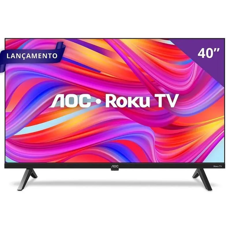 Smart TV 40" Full HD, Design sem bordas, Comando de voz, HDMI, USB, Wi-Fi Dual Band 40S5045/78G - AOC  - 1