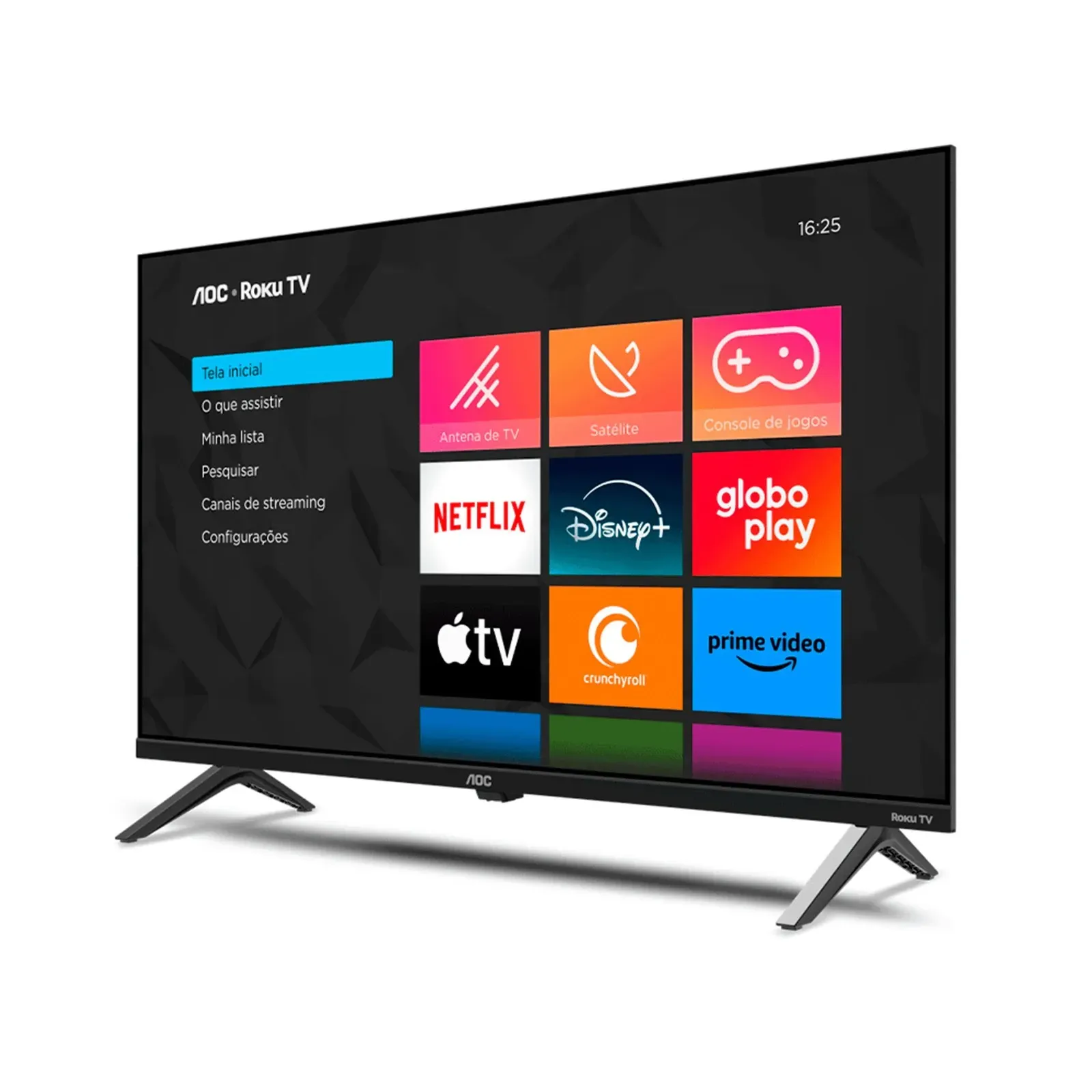 Smart TV 43" Full HD, Design sem bordas, Comando de voz, HDMI, USB, Wi-Fi Dual Band 43S5045/78G - AOC  - 2