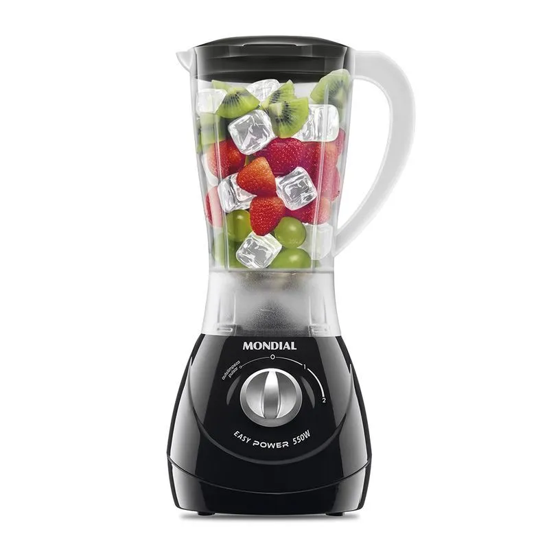 Liquidificador Easy Power Mondial Preto 550W - L-550-B - 1