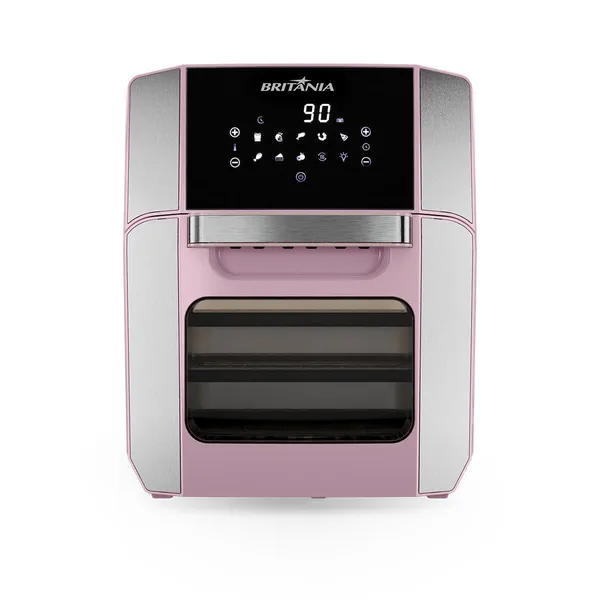 Fritadeira Elétrica Air Fryer Oven Rosa Britânia 12L 1800W BFR2150RS