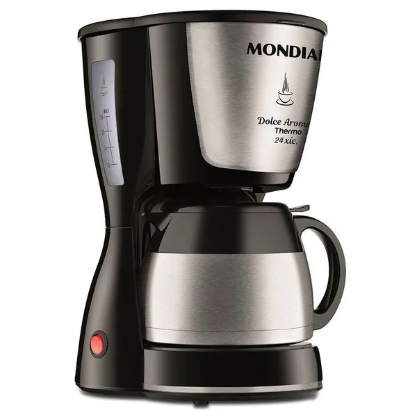 Cafeteira Elétrica Dolce Arome Mondial 550W 15 Xicaras Preto/Inox 550W - C-34 JI 15X
