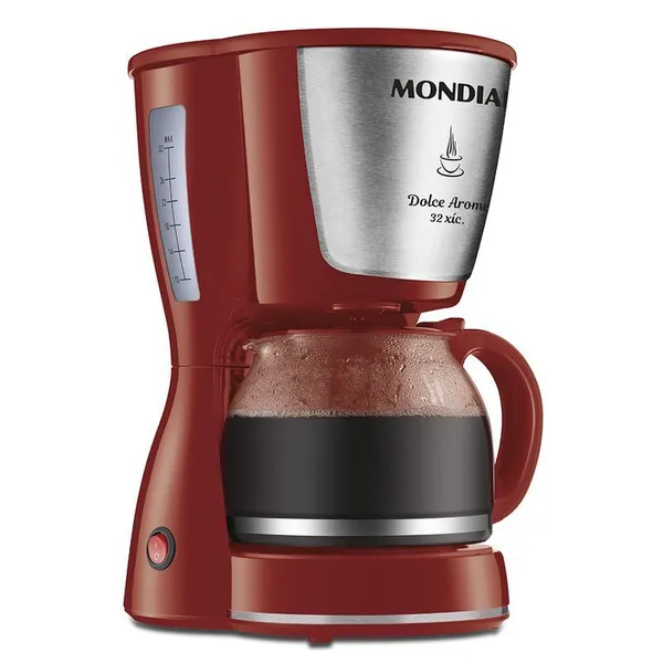 Cafeteira Elétrica Dolce Arome Mondial Vermelho/Inox 800W - C-32-32X-R