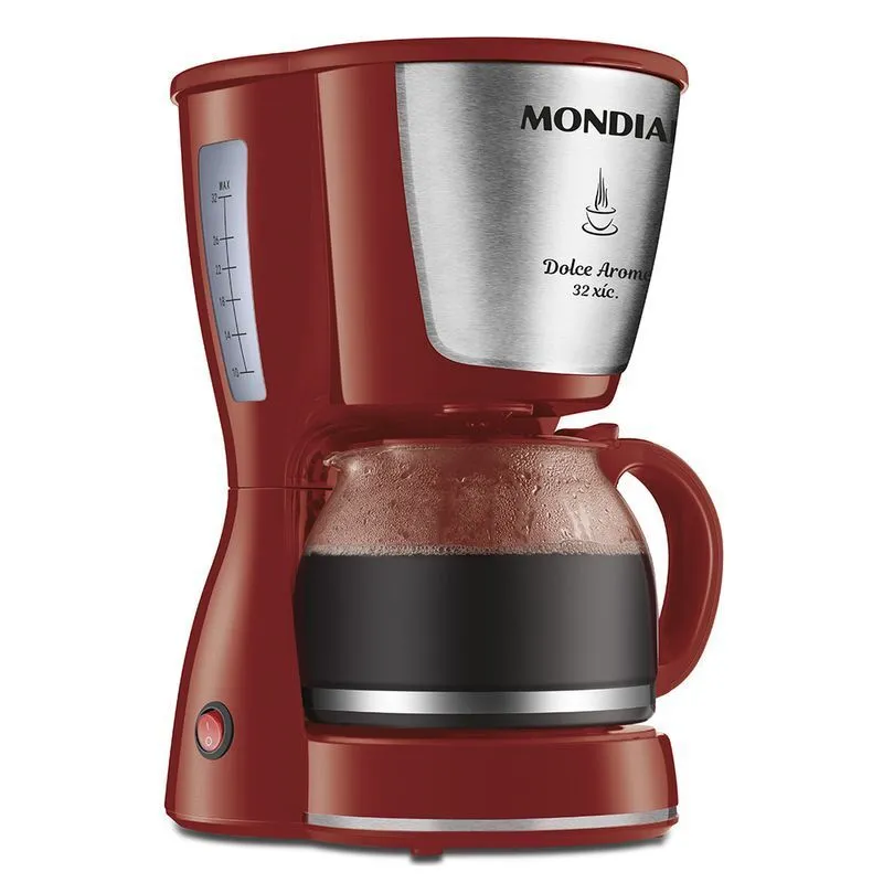 Cafeteira Elétrica Dolce Arome Mondial Vermelho/Inox 800W - C-32-32X-R - 1