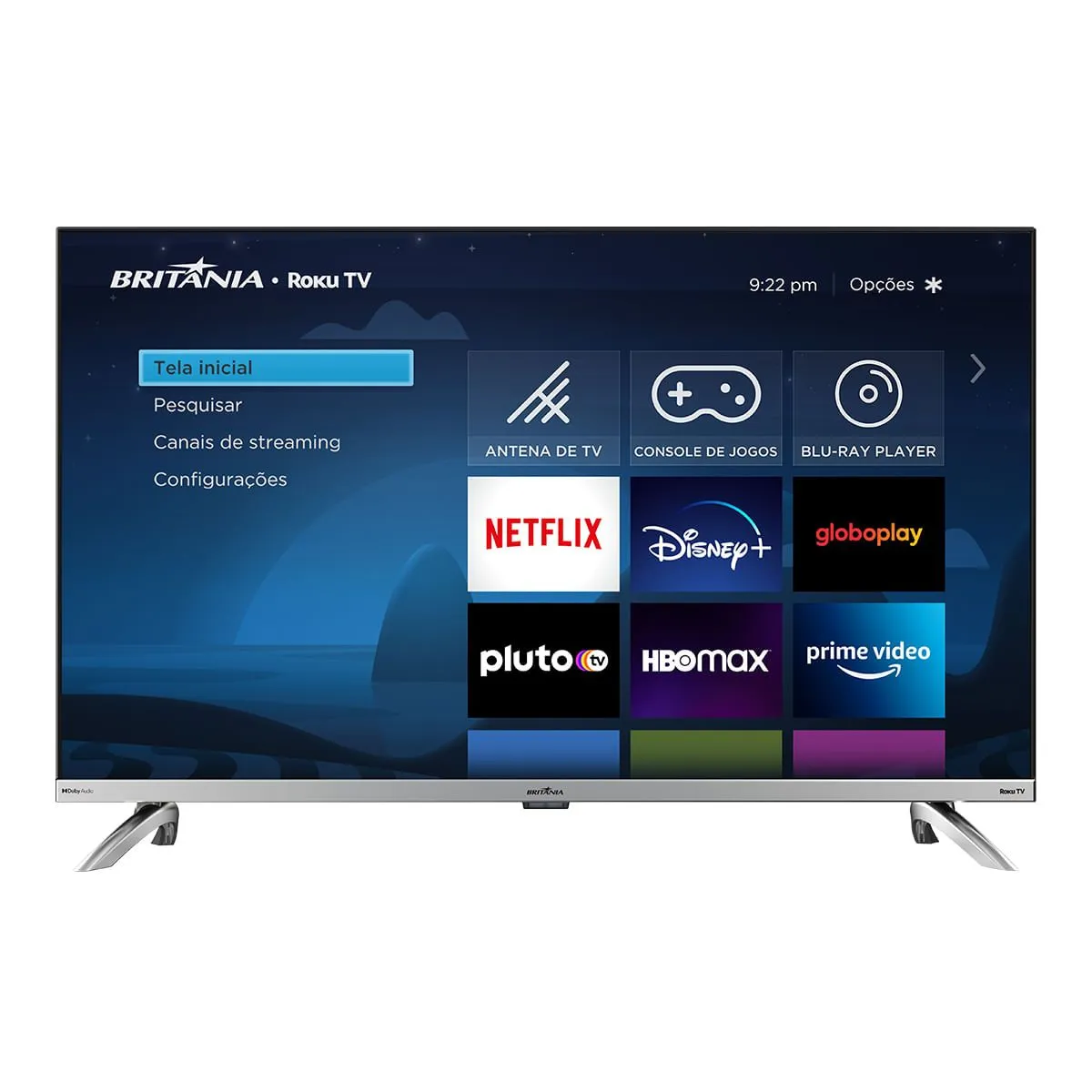 Smart TV 32” Britânia LED Dolby Audio BTV32G7PR2CSBLH - Bivolt - 1