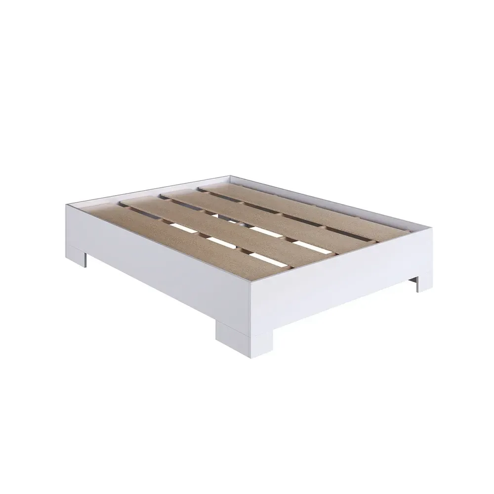 Cama Casal Xangai Branco - Art In Móveis - 2