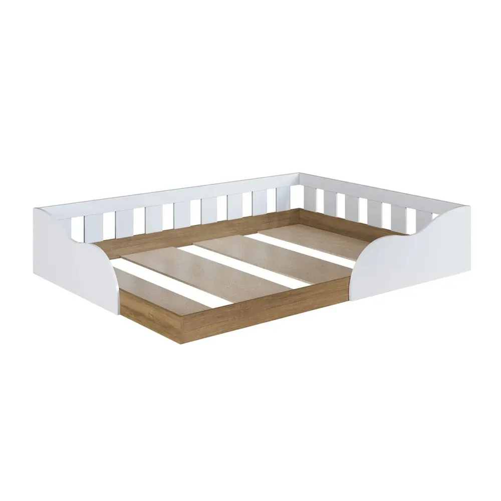 Cama Montessoriana Casal Memphis Branco - Art In Móveis - 2