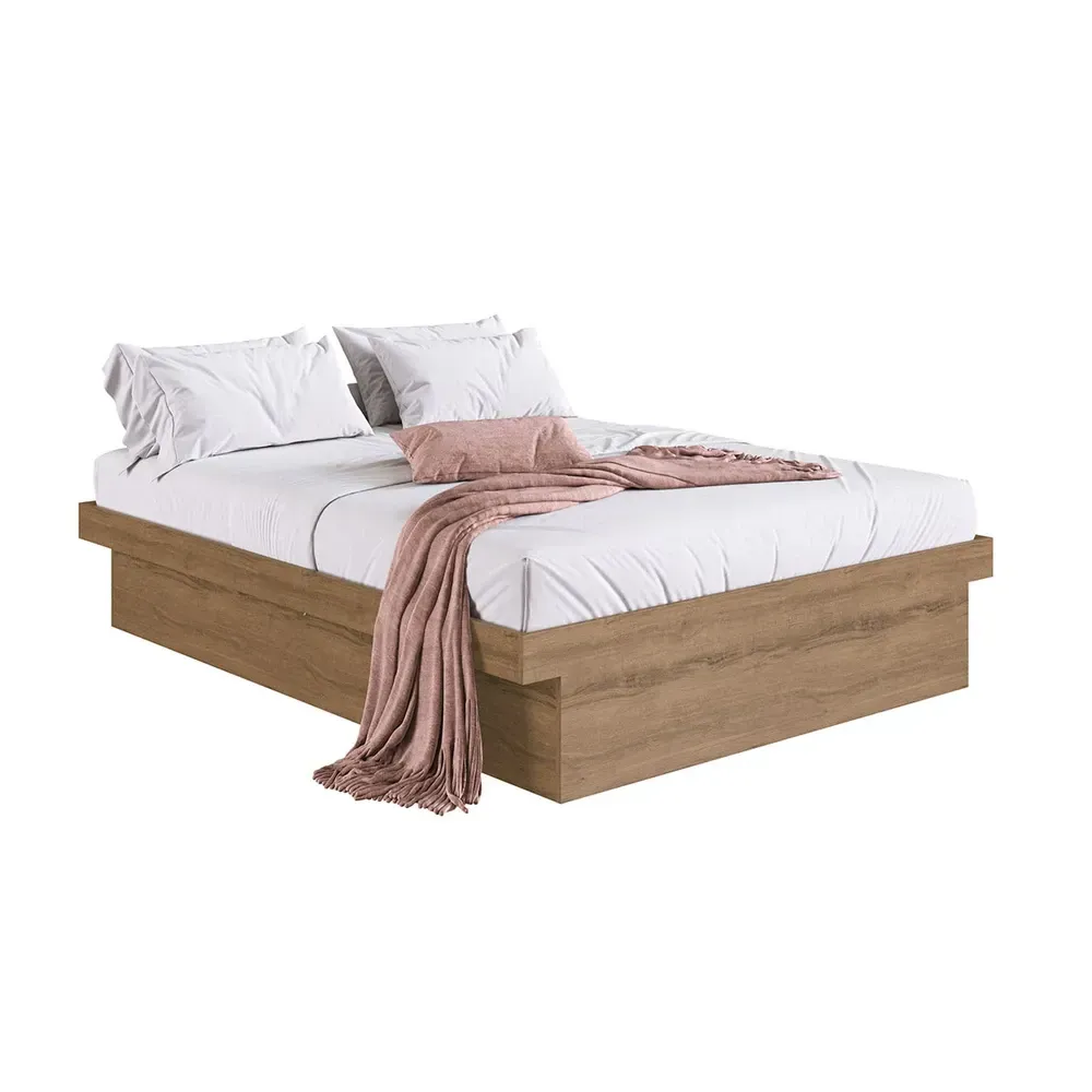 Cama Casal Bogotá com Baú Articulável Mel - Art In Móveis - 2
