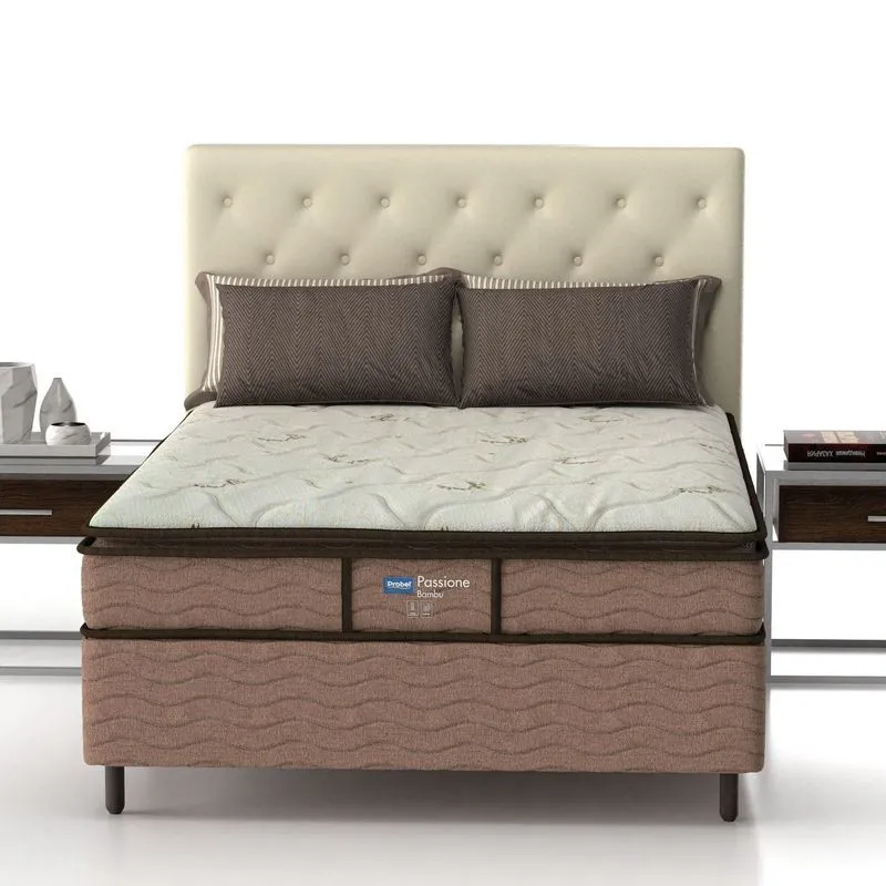 Cama Box Casal Mola Ensacada Probel Passione Bambu (138x188x52cm) - 2