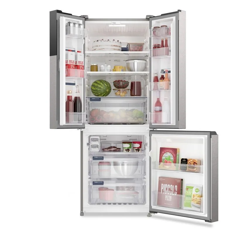 Geladeira Electrolux Frost Free Inverter 484 Litros Efficient AutoSense 3 Portas Inox Look (IM7S) - 2