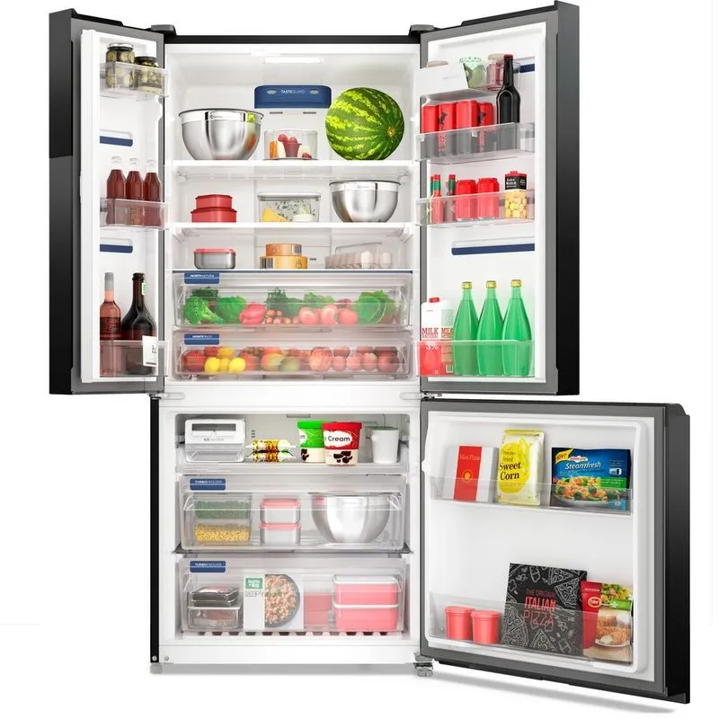 Geladeira Electrolux Frost Free Inverter 596 Litros AutoSense 3 Portas Cor Black Inox Look (IM8B) - 2