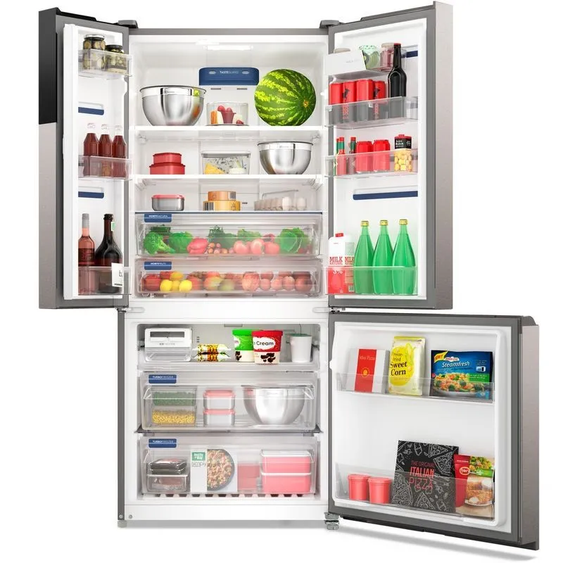Geladeira Electrolux Frost Free 596 Litros Efficient com AutoSense 3 Portas Cor Inox Look (IM8S) - 2