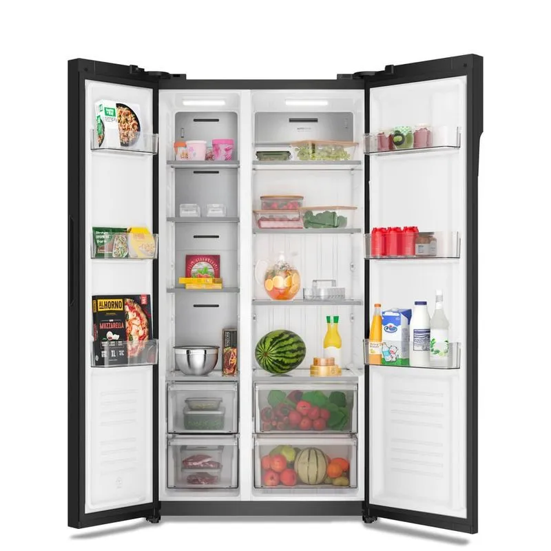 Geladeira Electrolux Frost Free Inverter 526L Efficient com AutoSense Side by Side Vidro Preto (ES5GB) - 3