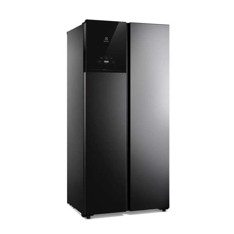 Geladeira Electrolux Frost Free Inverter 431 Litros AutoSense Bivolt Side by Side Black Inox Look (ES40B) - Bivolt - 1