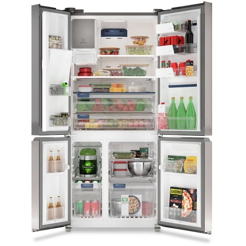 Geladeira Electrolux Frost Free Inverter 583 Litros AutoSense e FlexiSpace 4 Portas Inox Espelhado Home Pro (IQ8WS) - 2