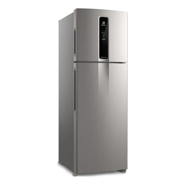 Geladeira Electrolux Frost Free Duplex Efficient com AutoSense cor Inox Look 390 Litros (IF43S)