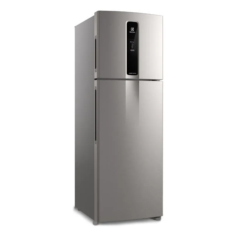 Geladeira Electrolux Frost Free Duplex Efficient com AutoSense cor Inox Look 390 Litros (IF43S) - 1