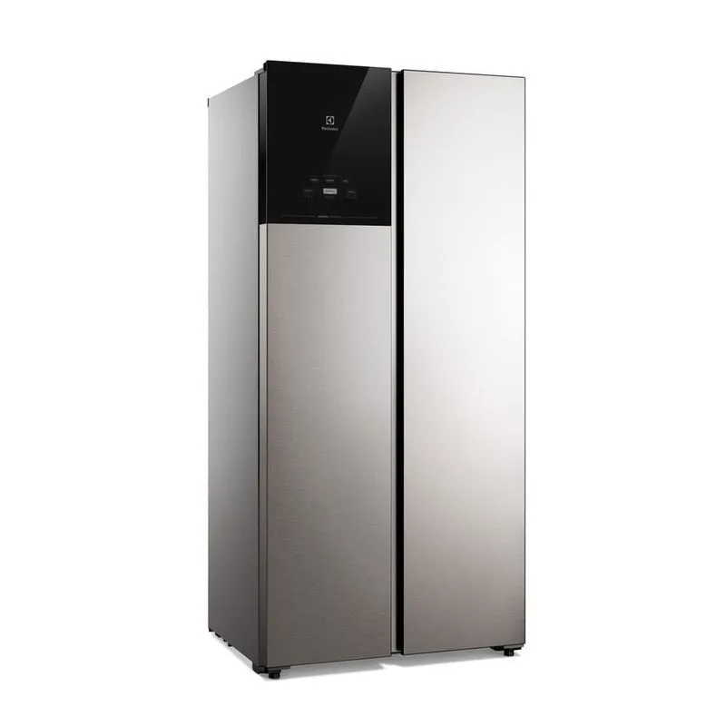 Geladeira Electrolux Frost Free Inverter 431 Litros AutoSense Bivolt Side by Side Cor Inox Look (ES40S)  - 1