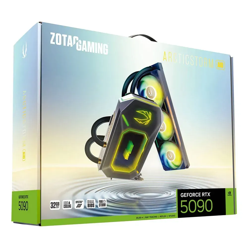 Placa de Video GAMING GeForce RTX 5090 ArcticStorm AIO 32GB GDDR7 - 2
