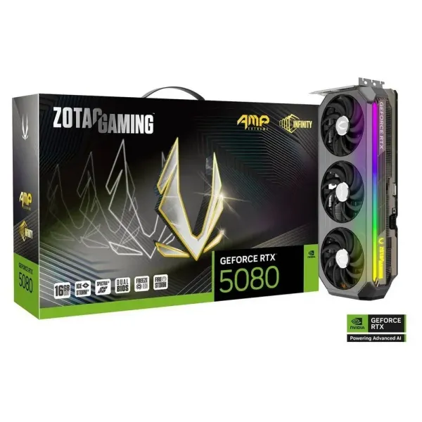 Placa de Video RTX 5080 AMP Extreme 16GB GDDR7