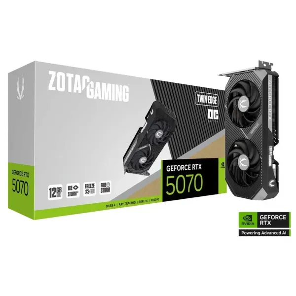 Placa de Video RTX 5070 Twin Edge OC 12GB GDDR7