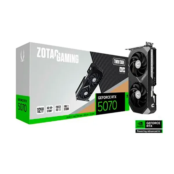 Placa de Video RTX 5070 Twin Edge 12GB GDDR7