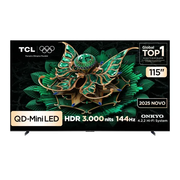 Smart TV 115” 4K 115C7K Ultra HD QD- Mini LED 144 Hz Google TV - TCL 