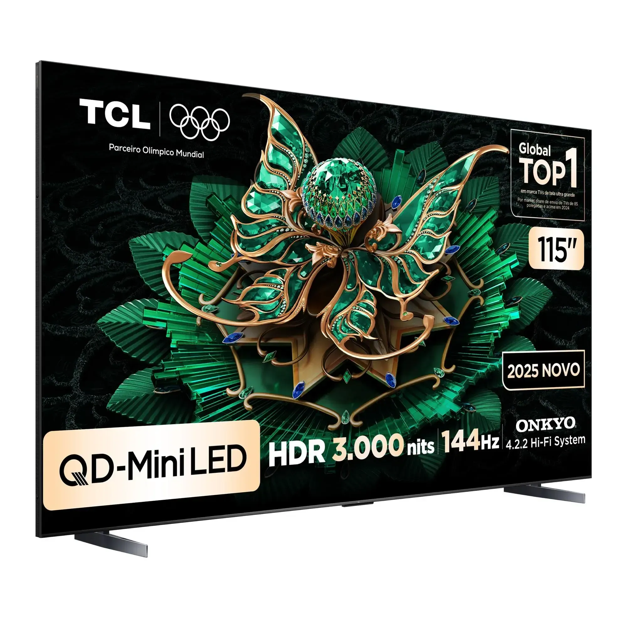 Smart TV 115” 4K 115C7K Ultra HD QD- Mini LED 144 Hz Google TV - TCL  - 2