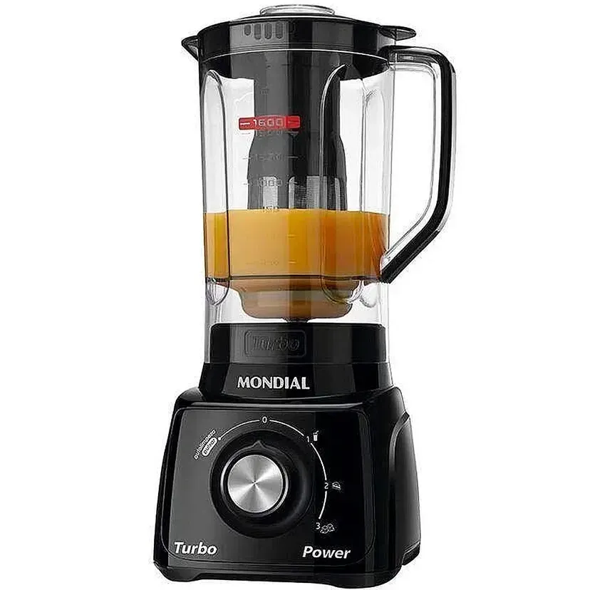 Liquidificador Mondial Turbo Power L99FB 2,2L 550W 3 Velocidades - Preto - 3