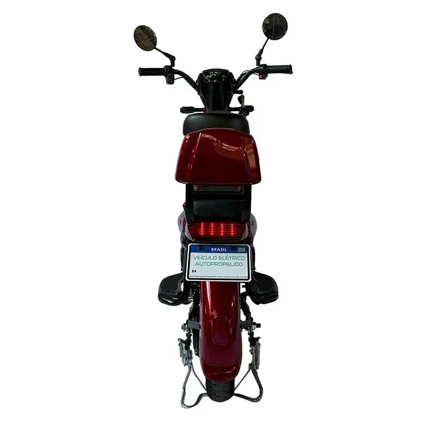 Bicicleta Elétrica Bike 7 Autopropelida Elemovi 1000W - Vermelho - Bivolt - 3