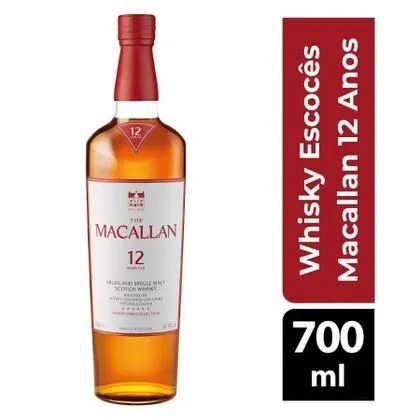 Whisky Escocês Macallan Sherry Oak Cask 12 Anos 700ml