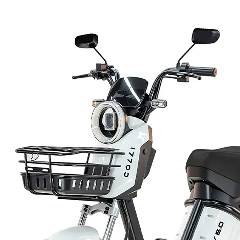 Bicicleta Elétrica Aro 16 Colli 1000W Freio a Disco Manopola de Aceleração - Branco - Bivolt - 2