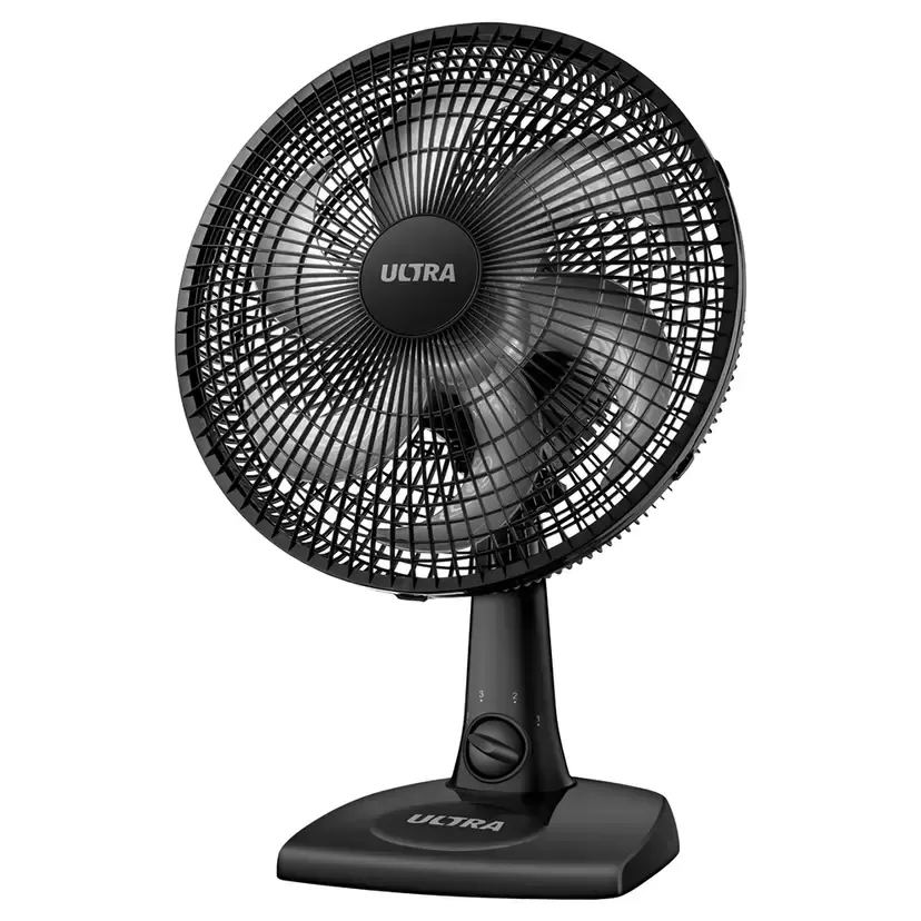 Ventilador de Mesa Mondial Ultra V-UT-30-02 30cm 6 Pás 3 Velocidades - Preto/Prata - 1