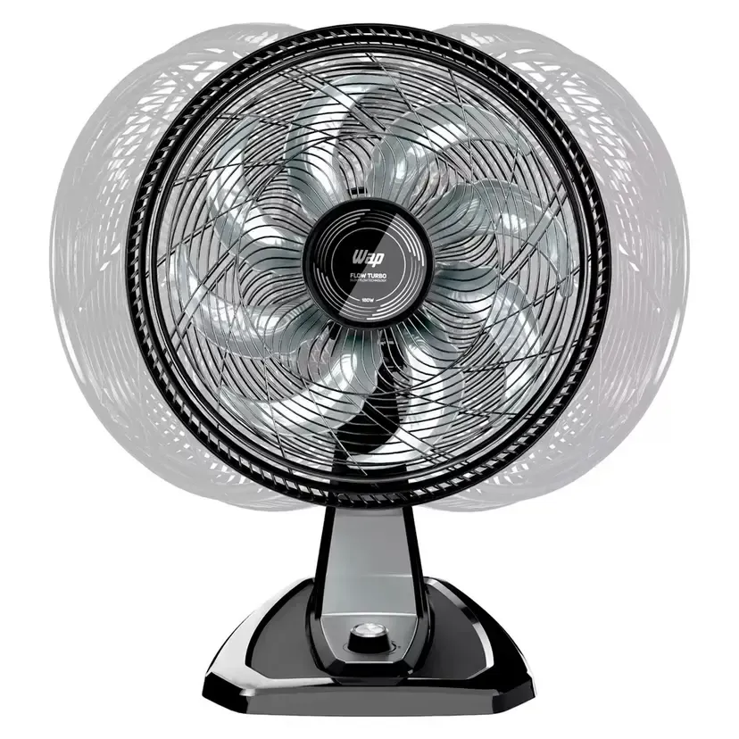 Ventilador 2 em 1 Mesa e Parede Wap Flow Turbo 50cm 8 Pás FW00921 - Preto/Cinza - 3