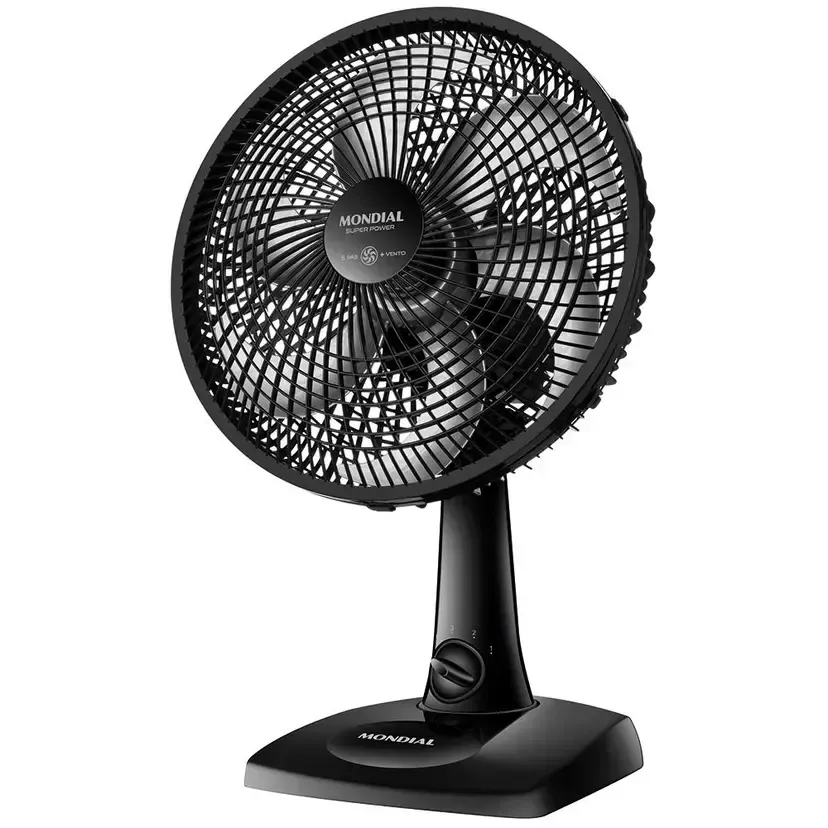 Ventilador Mondial Super Power 30cm 6 Pás 3 Velocidades 60W VSP-30-B - Preto - 1