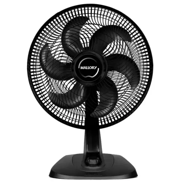 Ventilador Mallory Turbo Fresh 40cm 6 Pás 3 Velocidades 126W B9440191 - Preto