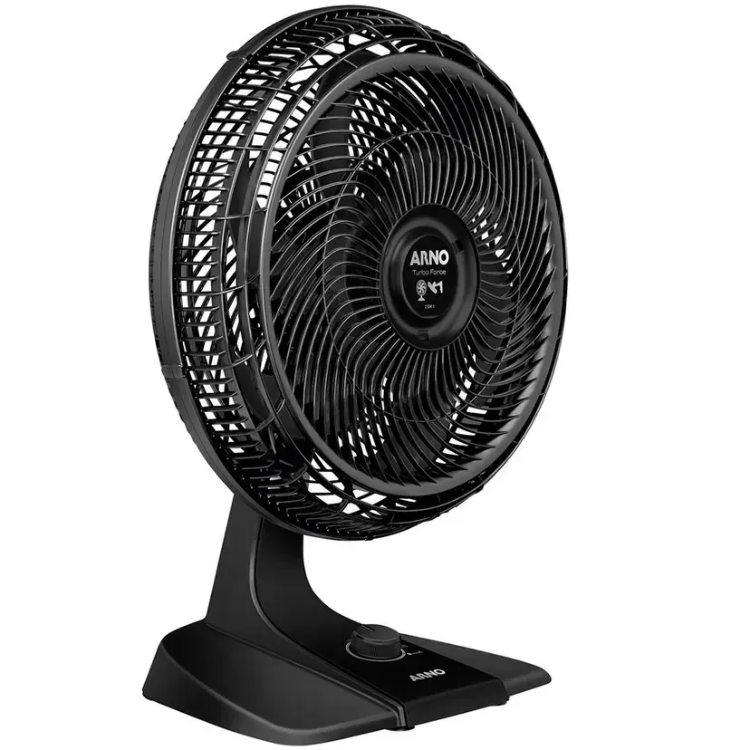 Ventilador 2 em 1 Mesa e Parede Arno Turbo Force 40cm VF42 6 Pás 126W - Preto - 2