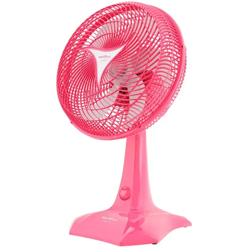 Ventilador de Mesa Britânia Protect Six 30cm 6 Pás 3 Velocidades 60W - Rosa - 3