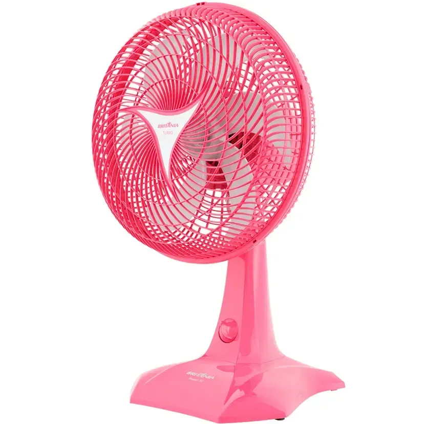 Ventilador de Mesa Britânia Protect Six 30cm 6 Pás 3 Velocidades 60W - Rosa - 2