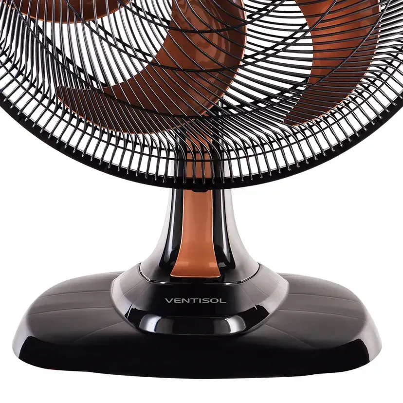 Ventilador de Mesa Ventisol Turbo Premium 50cm 6 Pás 3 Velocidades 135W - Bronze/Preto - 3