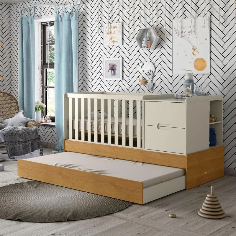 Berço Americano Multifuncional Formare Off White Freijó - Matic - 1