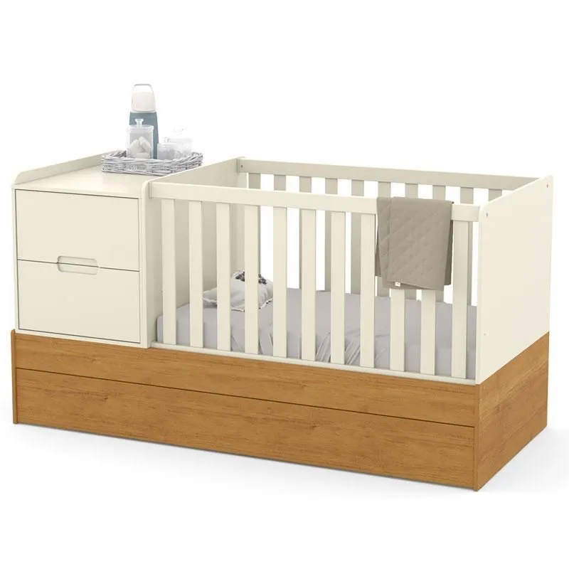 Berço Americano Multifuncional Formare Off White Freijó - Matic - 2