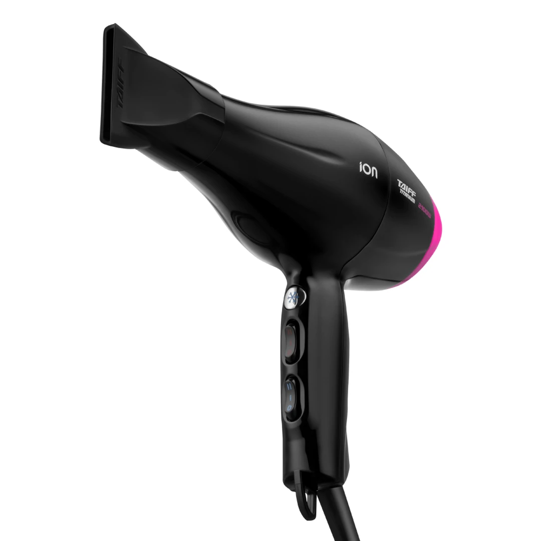 Secador de Cabelo Taiff Titanium 2100W Preto/Pink - 2